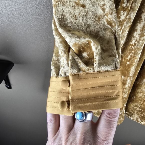 Boston Proper crushed velvet boho dress XS - Picture 9 of 16